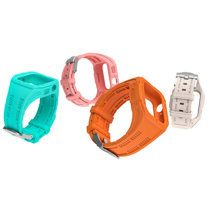 [5 colors available] Hard shield case integrated TPU band [Apple Watch]