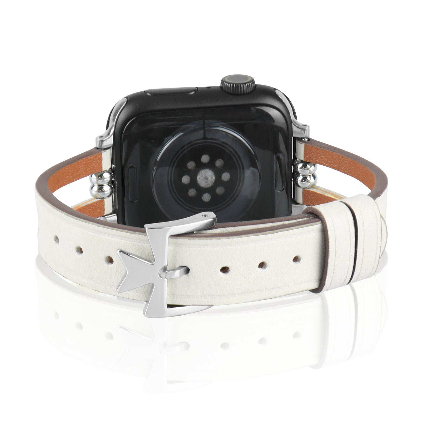 [6 colors available] Star Cross Leather Band [Apple Watch]