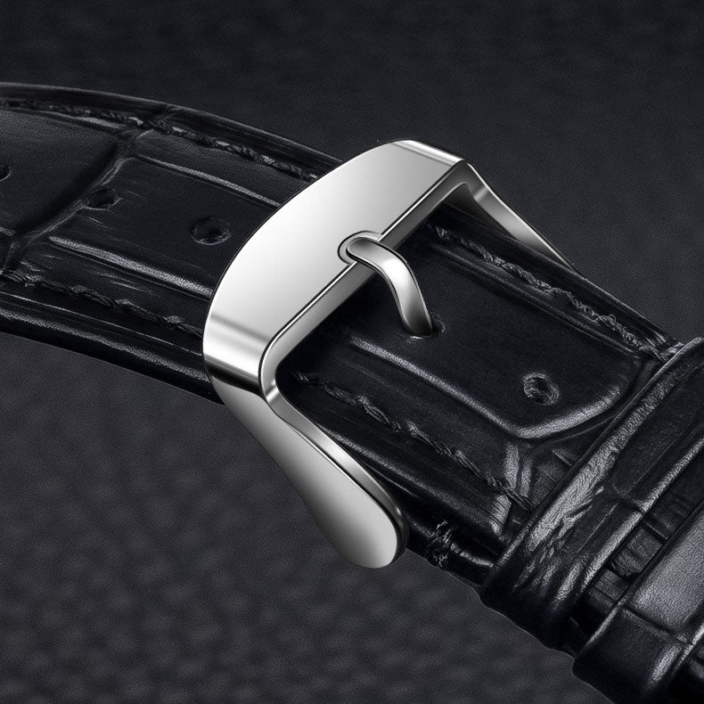 Elegant grained leather band for Apple Watch (4 colors available)