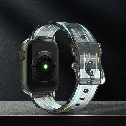 [4 colors available] TPU clear line band [Apple Watch]