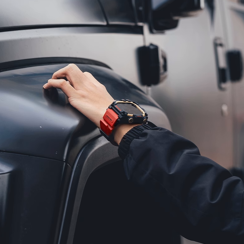 [Shock-resistant] Metal protective TPU band [Apple Watch]