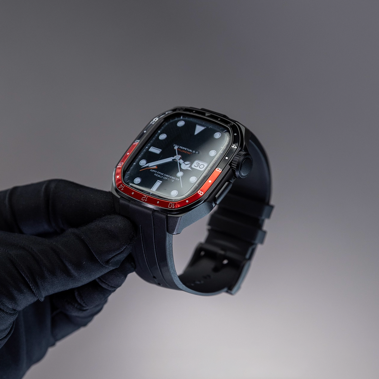 【Series10/11専用】プレミアムベゼルシリコンバンド【アップルウォッチ】