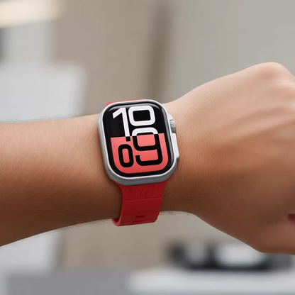 【選べる12色】スマートリブシリコンバンド【アップルウォッチ】