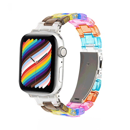 【全7色】レインボーアクリルバンド【アップルウォッチ】 - Apple Watchバンド専門通販【BELTIES(ベルティーズ)】