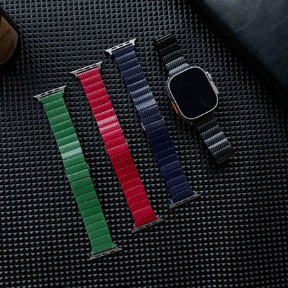 [4 colors available] Kevlar carbon pattern band [Apple Watch]