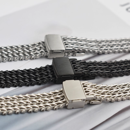 【繊細Vメッシュ】スリムメッシュマグネットバンド【アップルウォッチ】