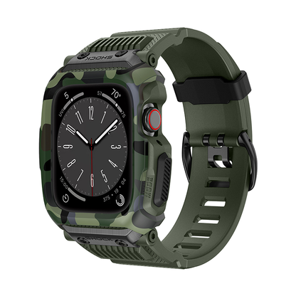 [3 colors available] TPU military case integrated band [Apple Watch]