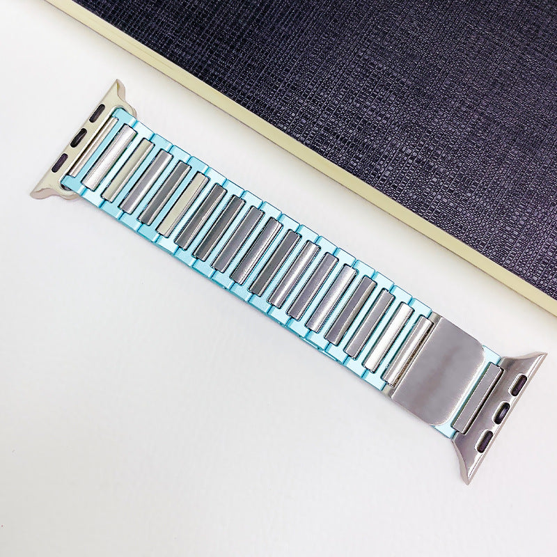 【バイカラー】2トーンマグネットメタルバンド【アップルウォッチ】