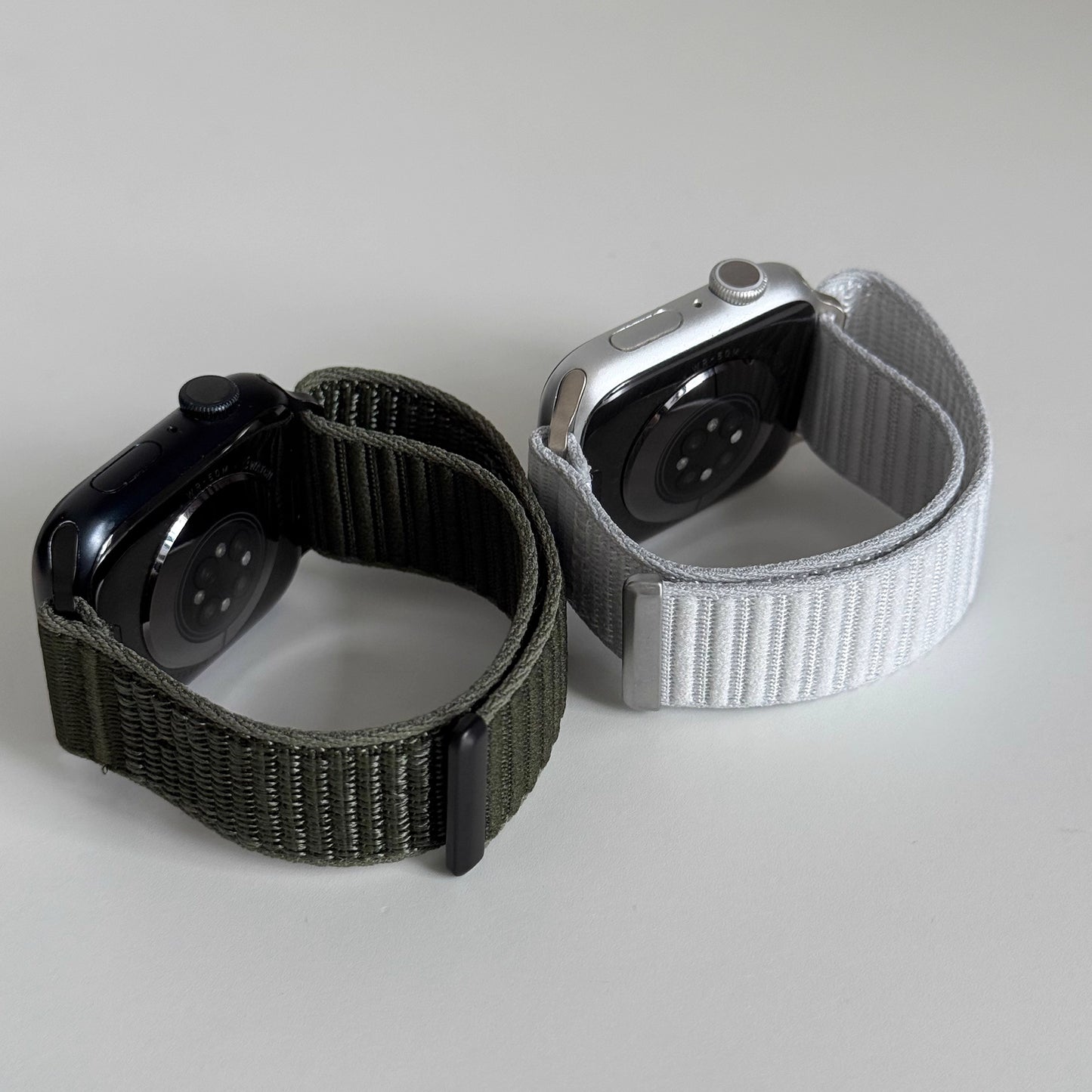 【ストレスフリー装着】カラフルナイロンマジックバンド【アップルウォッチ】