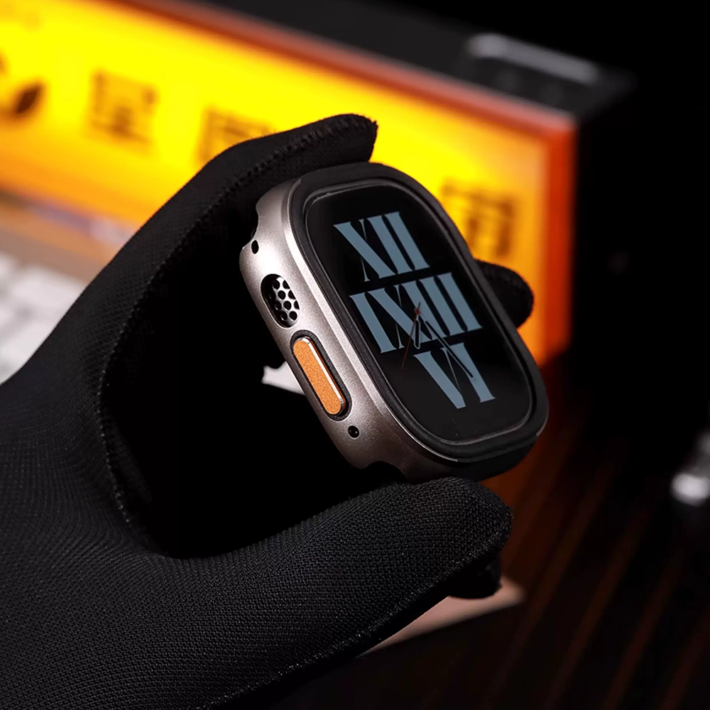 【フィルム付タイプ】デュアルトーンメタルケース【アップルウォッチ】