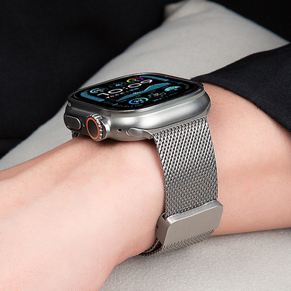 【超軽量】フルチタンミラネーゼバンド【アップルウォッチ】