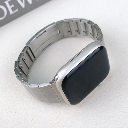 【手首に干渉しない】リンクブレスレットメタルバンド【アップルウォッチ】