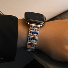 [Silver Crown] Lux Brilliant Metal Band [Apple Watch]