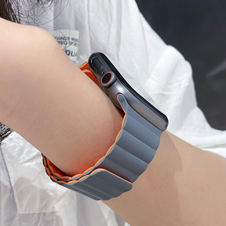 [20 colors available] Silicone magnetic band [Apple Watch]