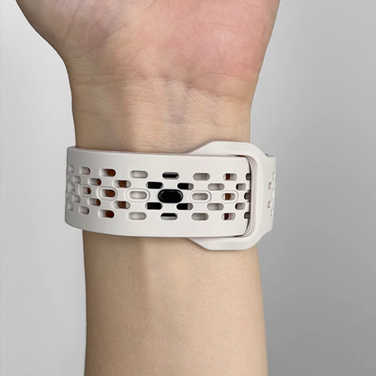 【選べる14色】スポーツメッシュシリコンバンド【アップルウォッチ】