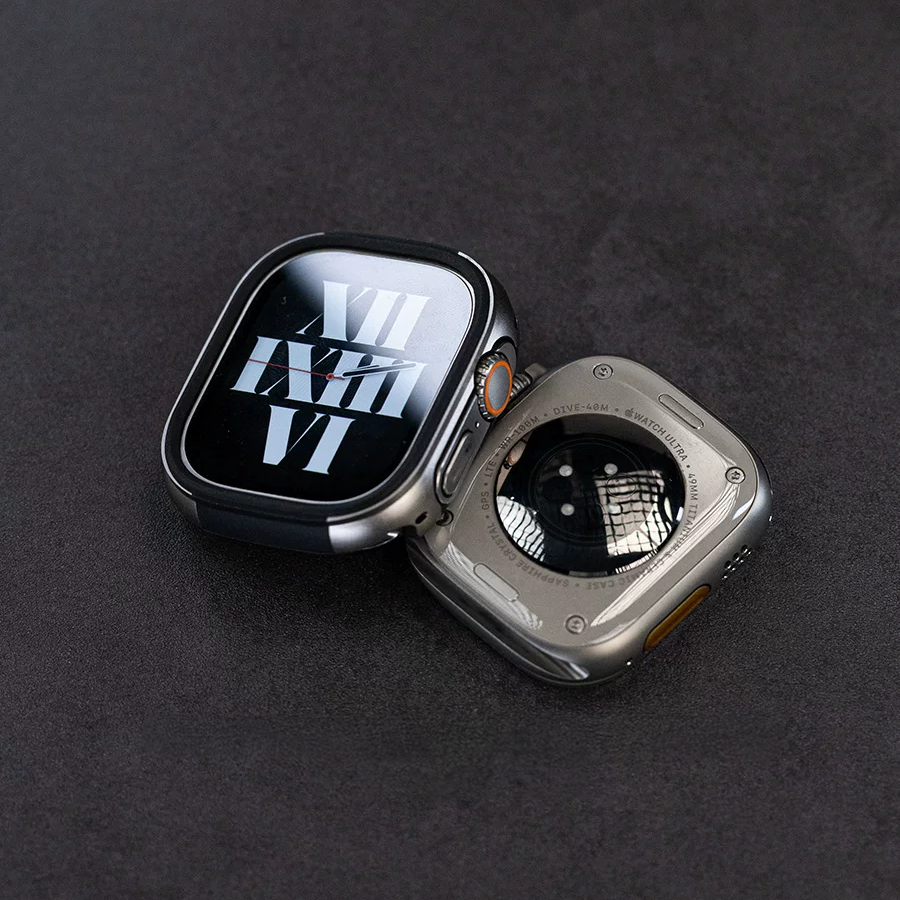 【フィルム付タイプ】デュアルトーンメタルケース【アップルウォッチ】