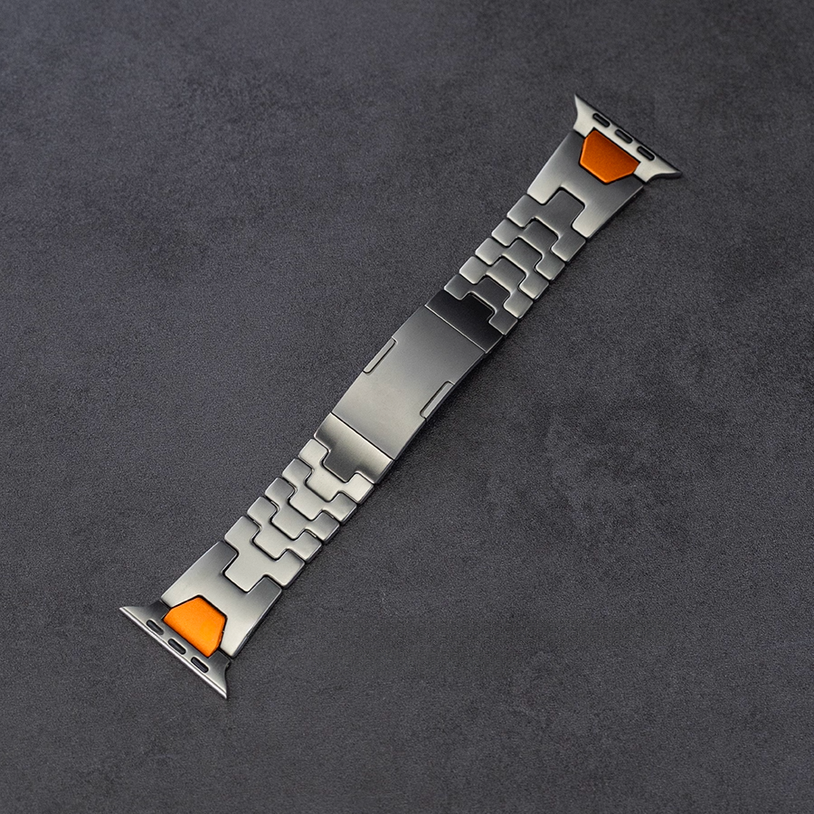 【最新デザイン】モダンカットステンレスバンド【アップルウォッチ】