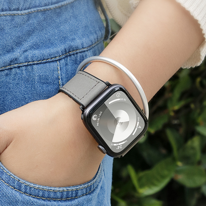 【全40色】シリコンレザーマグネットバンド【アップルウォッチ】