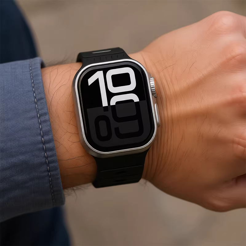 【選べる12色】スマートリブシリコンバンド【アップルウォッチ】