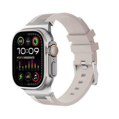 [15 colors available] Premium Liquid Silicone Band [Apple Watch]