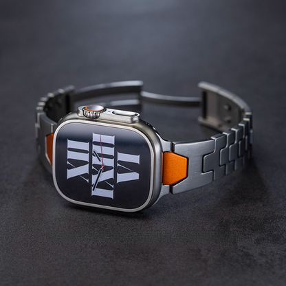 【最新デザイン】モダンカットステンレスバンド【アップルウォッチ】