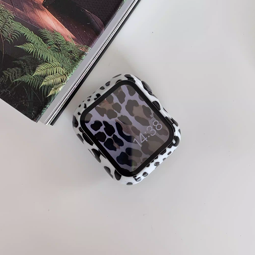 【フィルム付タイプ】アニマルパターンケース【アップルウォッチ】