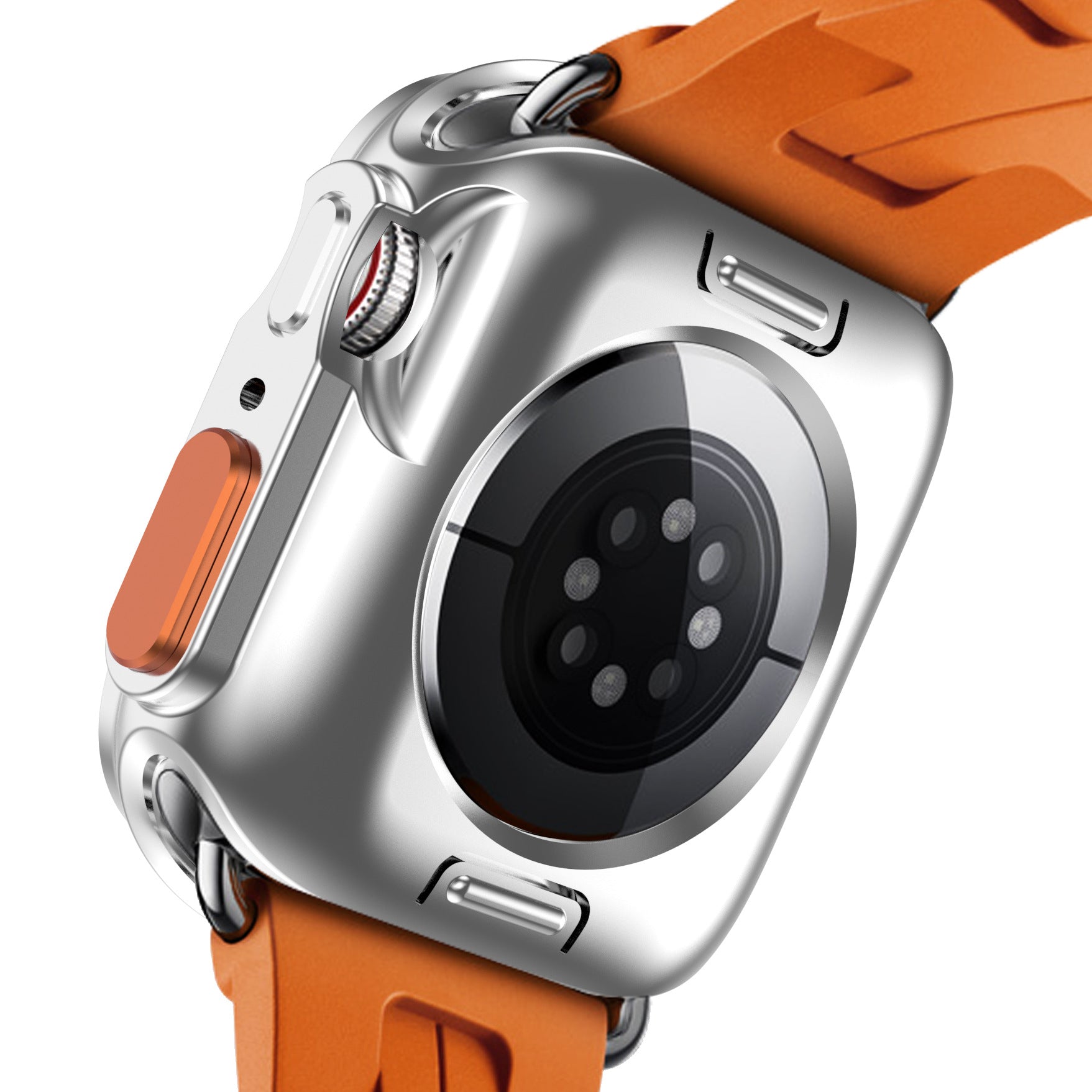 [Glass-free double-sided protection] TPU styling protective case [Apple Watch]