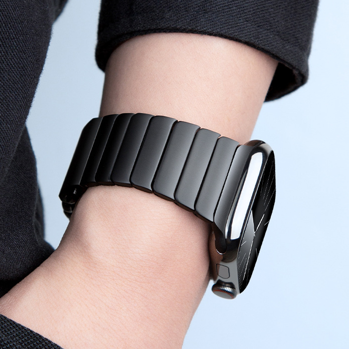 [Minimalist Design] Magnetic Bamboo Titanium Band [Apple Watch]