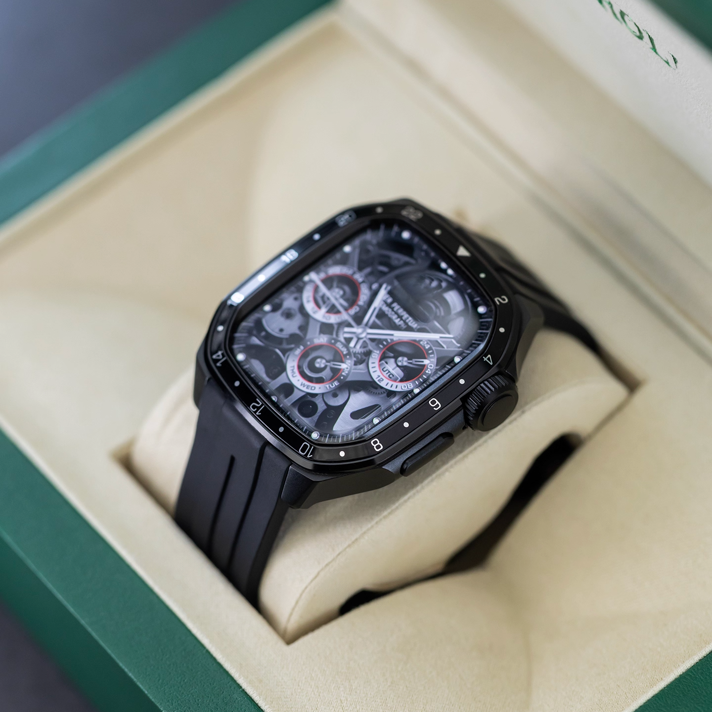 【Series10/11専用】プレミアムベゼルシリコンバンド【アップルウォッチ】