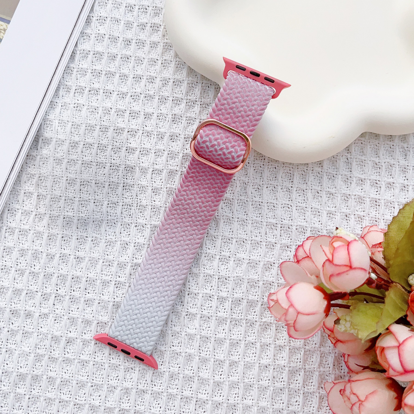 【やさしい色合い】グラデーションナイロンバンド【アップルウォッチ】