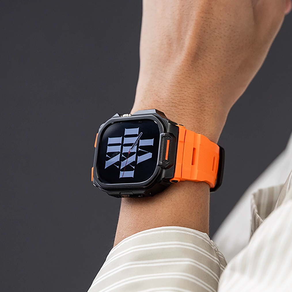 【Ultra専用モデル】メカニカルガードケースバンド【アップルウォッチ】