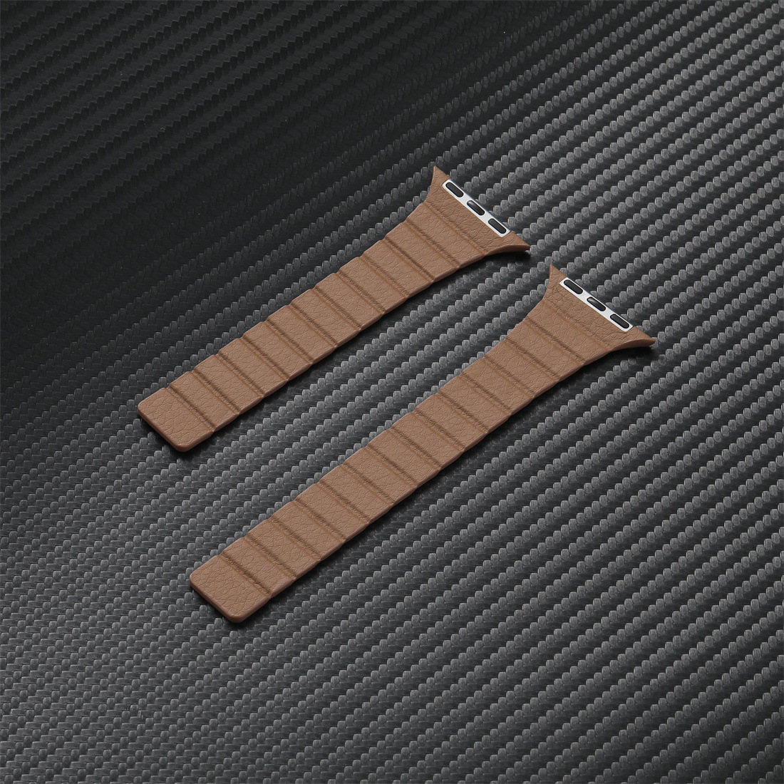 【スリムマグネット】マイクロファイバーレザーバンド【アップルウォッチ】