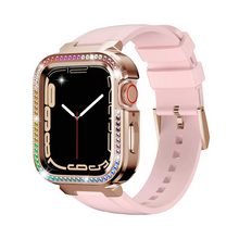 [Integrated Case] ​​Luxury TPU Pink Band [Apple Watch]