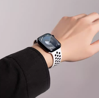 [12 colors available] Bicolor silicone sport band [Apple Watch]