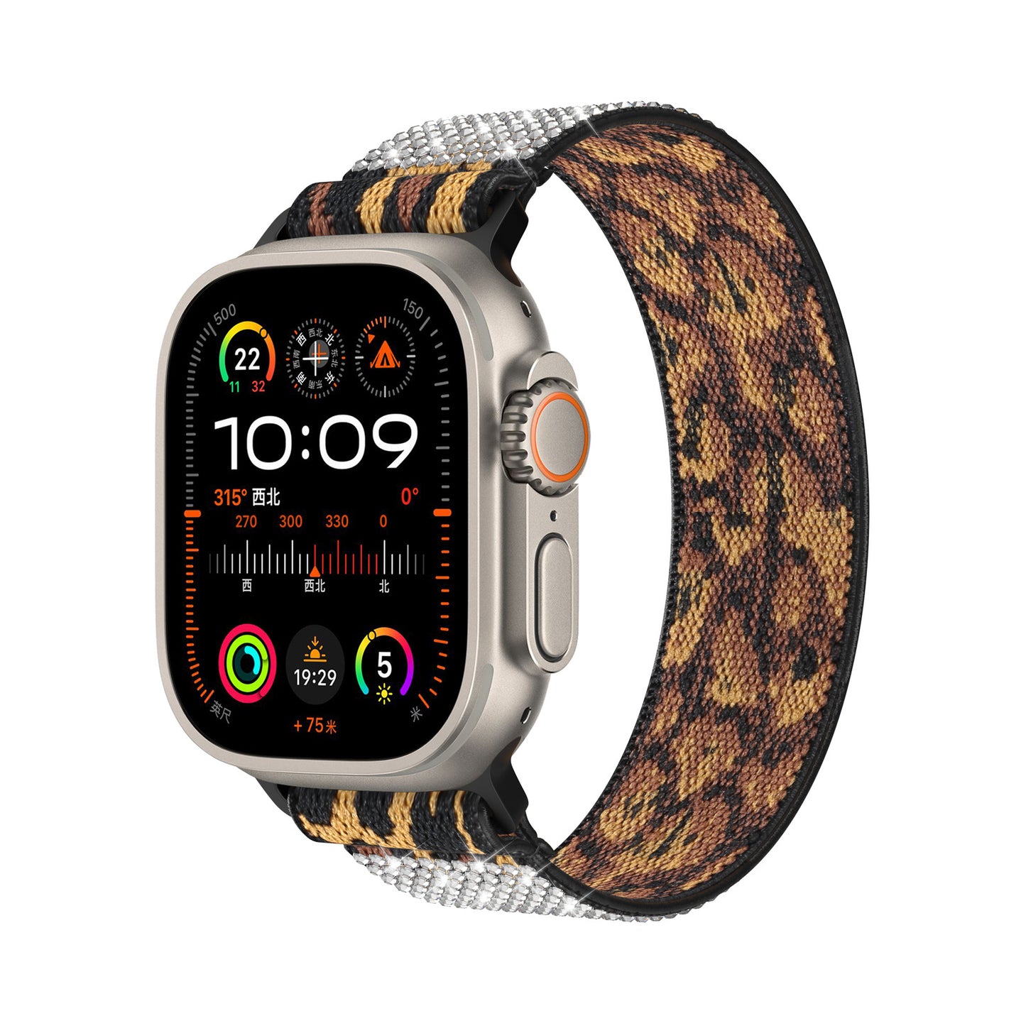 [5 colors available] Glitter mesh nylon band [Apple Watch]