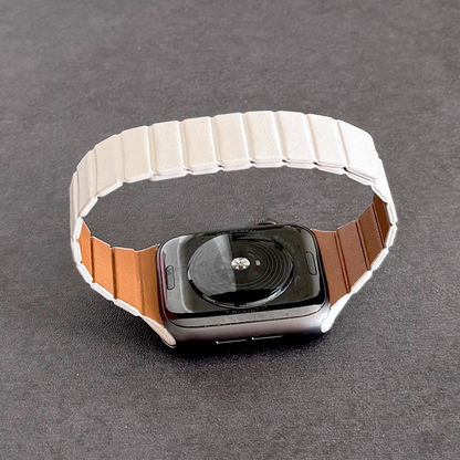 【スリムマグネット】マイクロファイバーレザーバンド【アップルウォッチ】