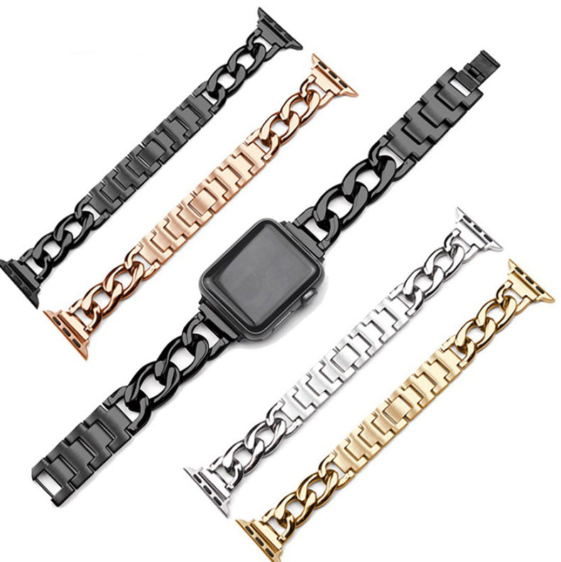 [4 colors available] Elegant chain link band [Apple Watch]