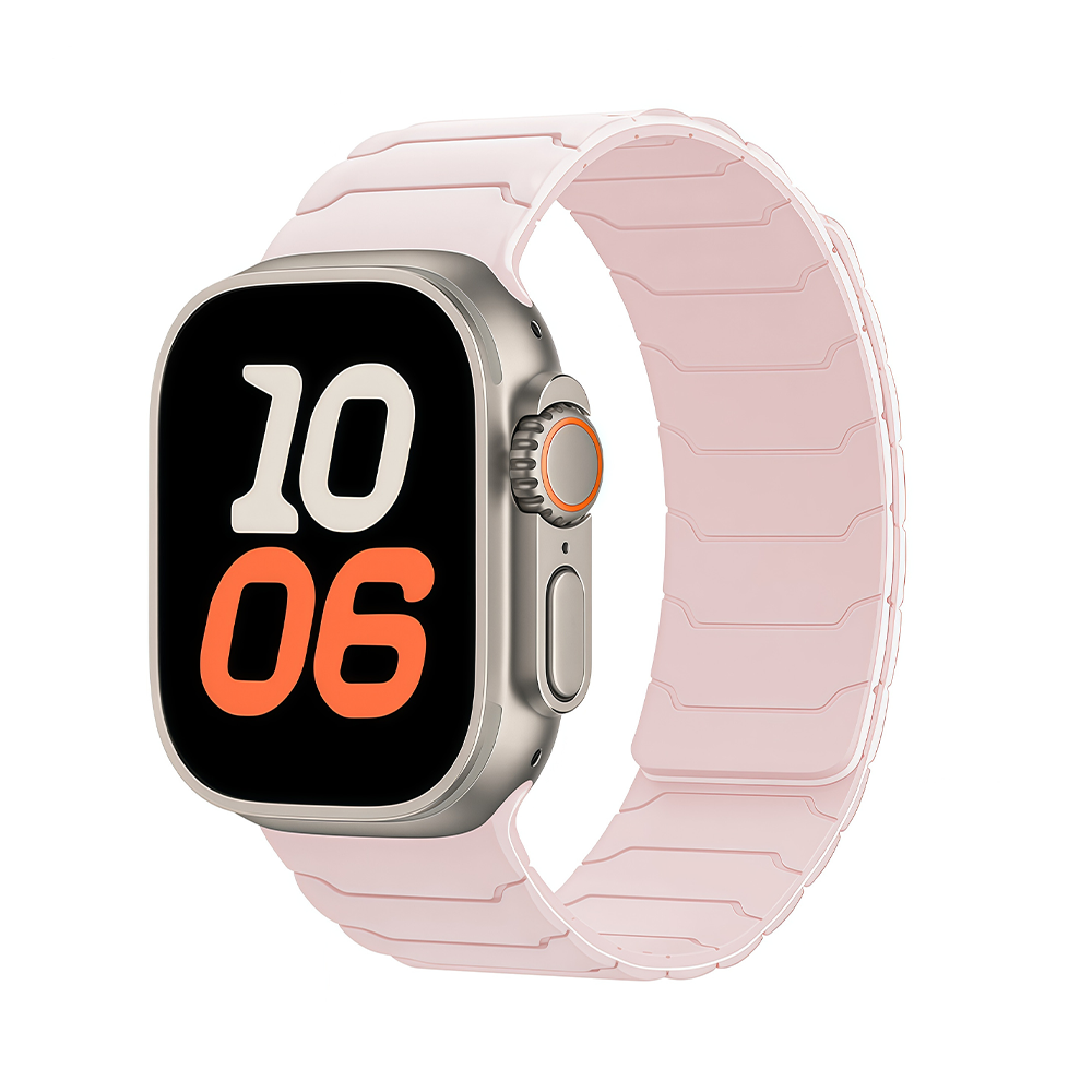 [Easy to attach with magnets] Link Pattern Magnetic Band [Apple Watch]
