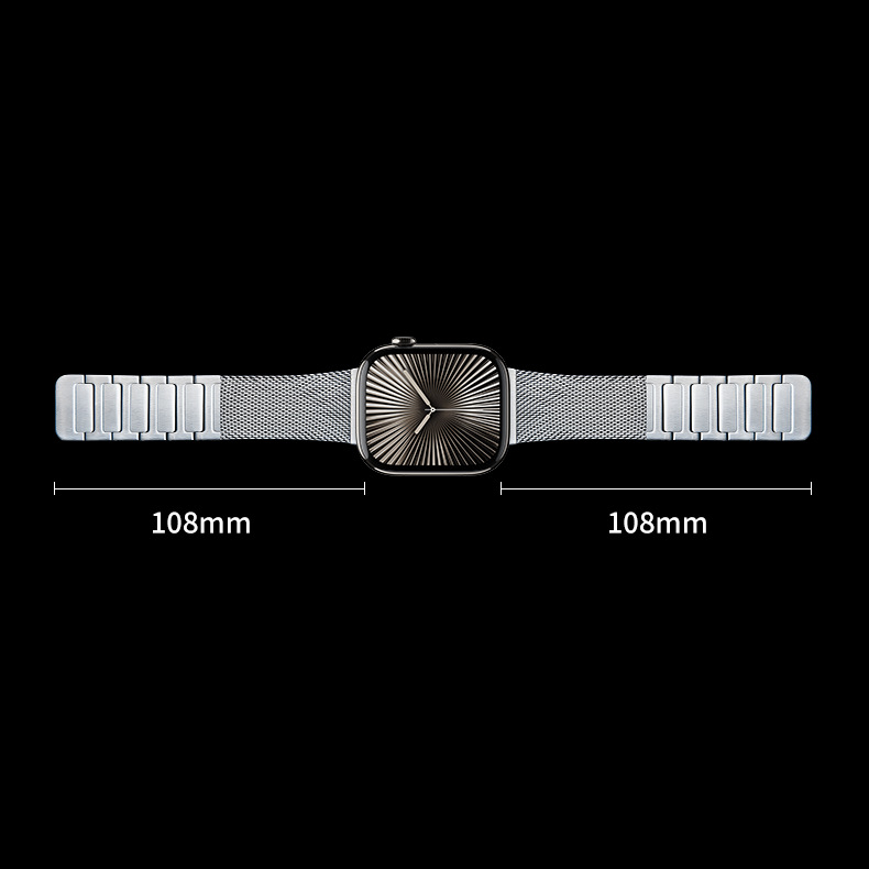 [Latest Milanese] Dual Texture Metal Band [Apple Watch]