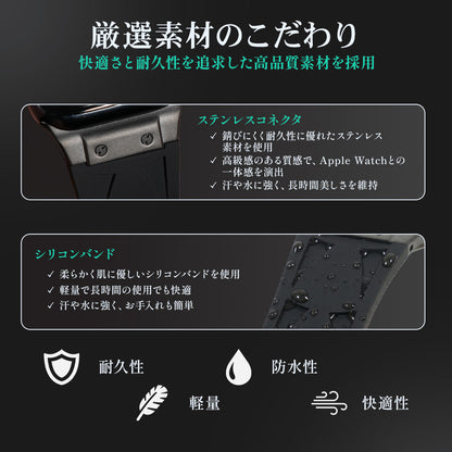 Apple Watch Band VECTOR-005 - Black Black【Bandee Joy】