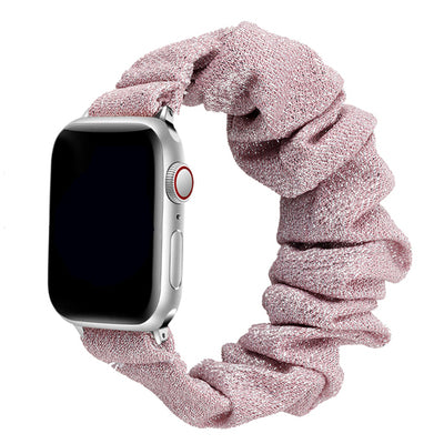 [19 colors available] Feminine scrunchie band [Apple Watch] 