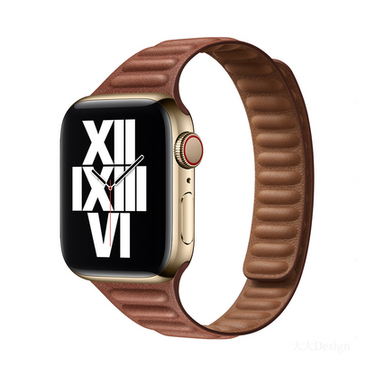 [20 colors available] Small waist magnetic leather band [Apple Watch]