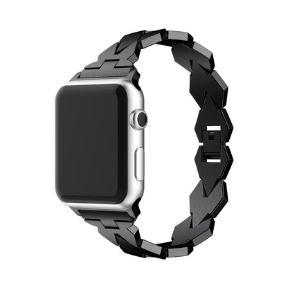 [3 colors available] Rhombus stainless steel band [Apple Watch]