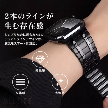 [Most Popular] Dual Line Magnetic Band [Apple Watch]