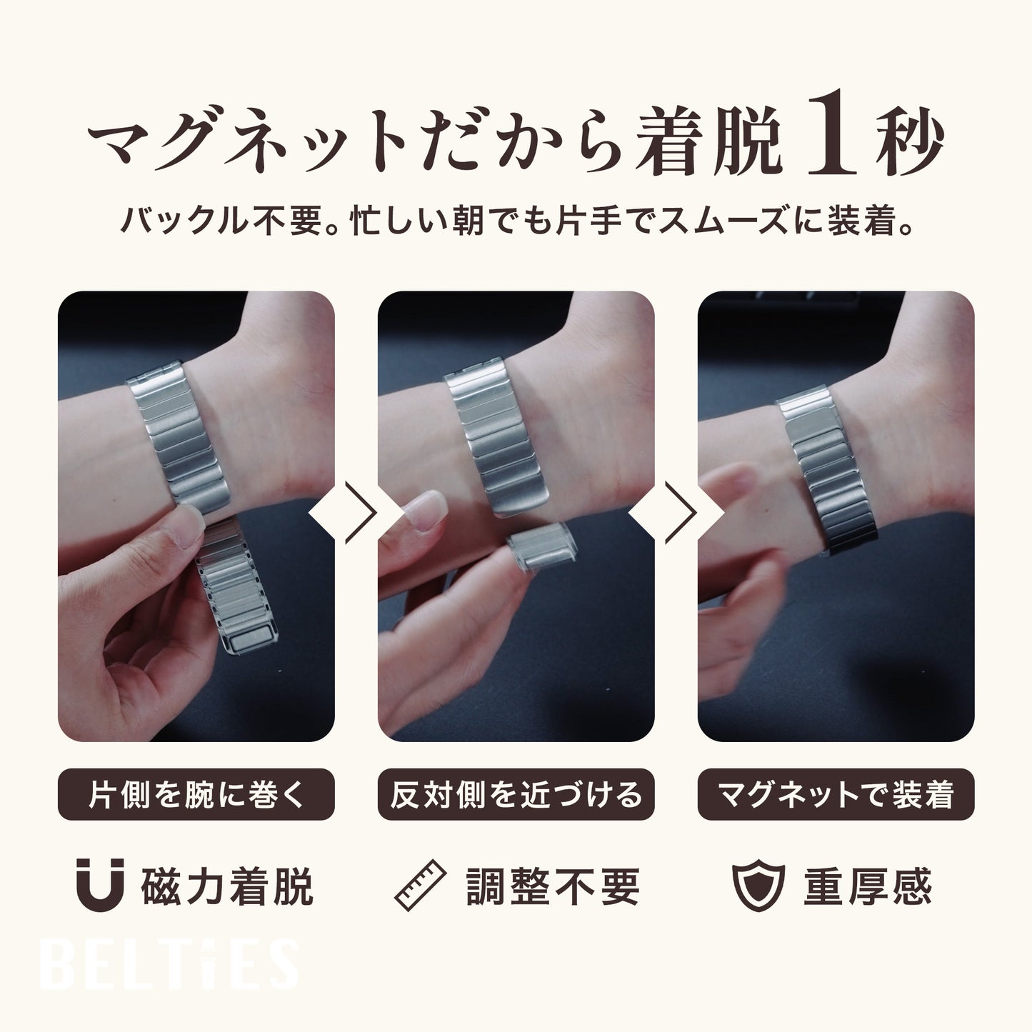[Most Popular] Dual Line Magnetic Band [Apple Watch]