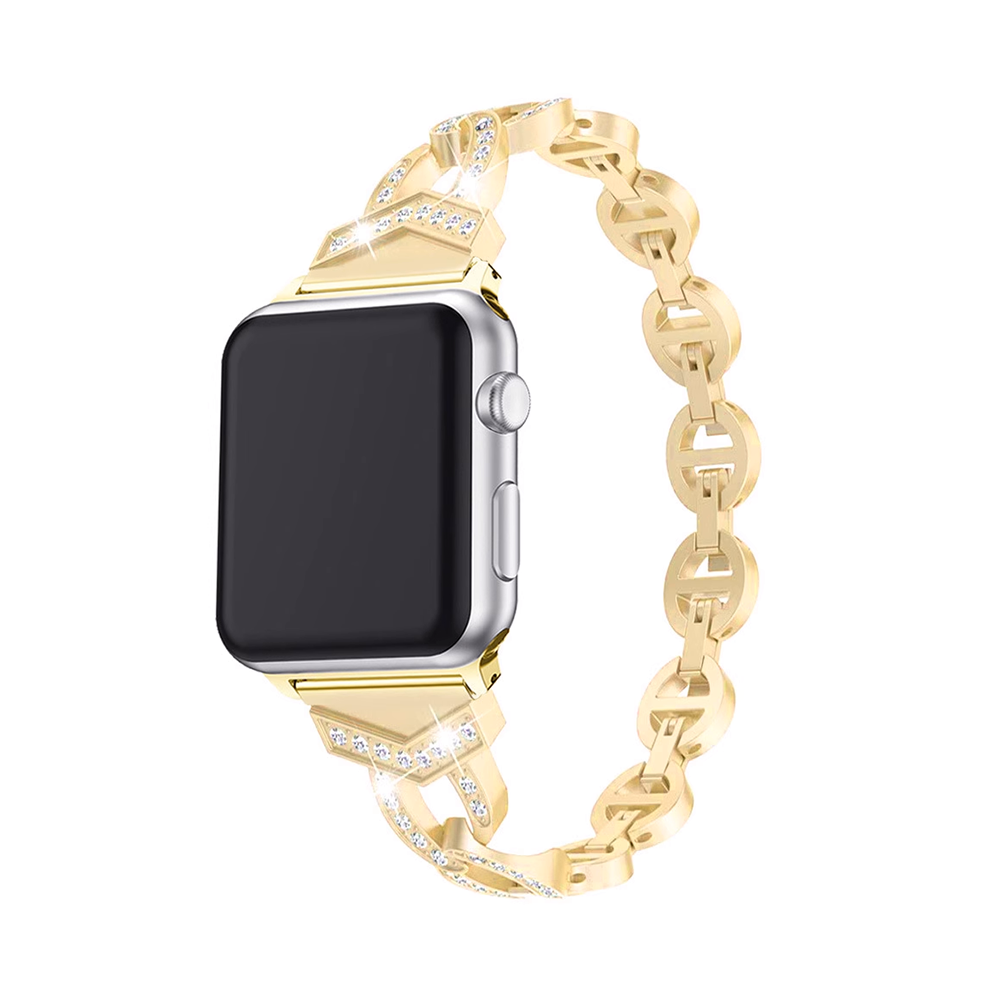 【全5色】ダイヤモンドデザインスチールバンド【アップルウォッチ】 - Apple Watchバンド専門通販【BELTIES(ベルティーズ)】