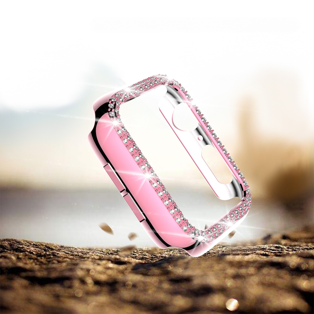 [Frame Type] Rhinestone Shell Case [Apple Watch]