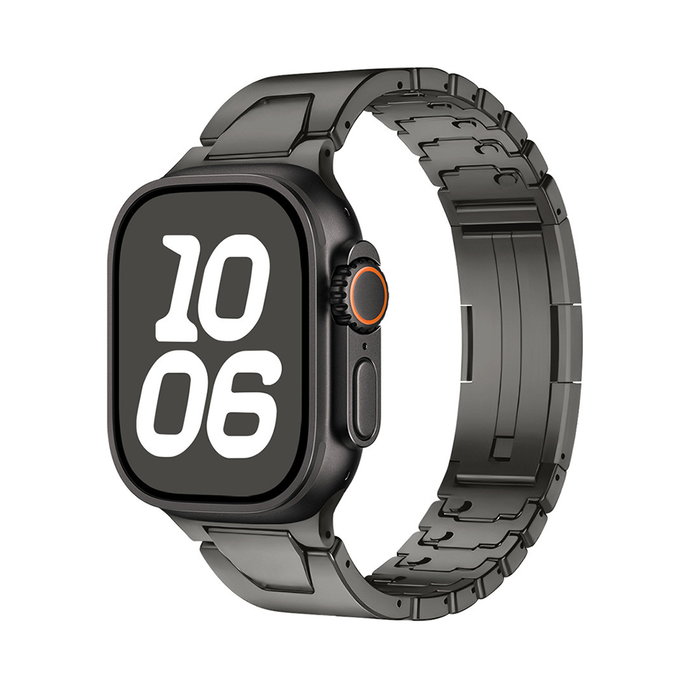 【最新デザイン】モダンカットステンレスバンド【アップルウォッチ】