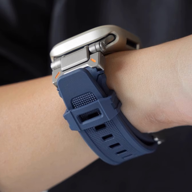 【不動の人気商品】ステンレスコネクトTPUバンド【アップルウォッチ】