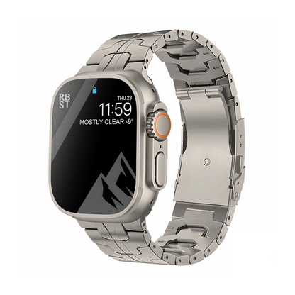 【未来感溢れる】アローリンクチタンバンド【アップルウォッチ】